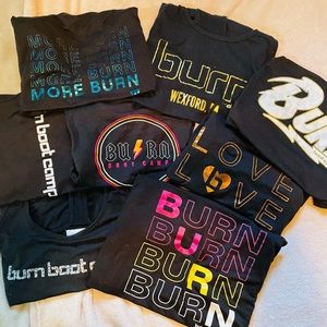 Burn boot camp colorful tank tops